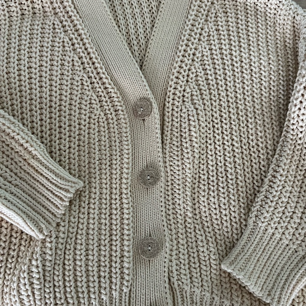 Babaa Cotton Cardigan Sweater